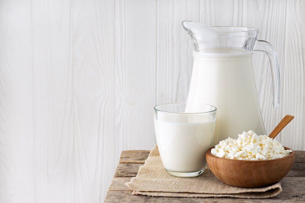 mliečne výrobky na bielkovinovej diéte