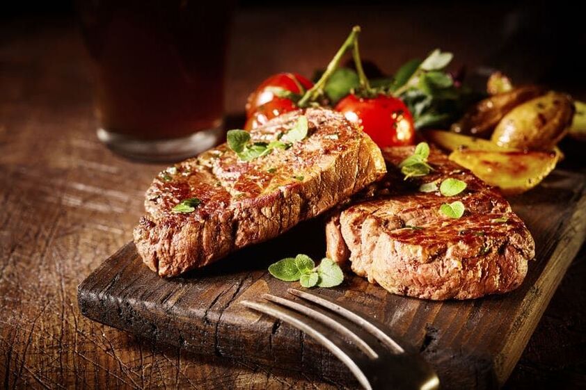 steak na bielkovinovej diéte